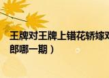 王牌对王牌上错花轿嫁对郎唱歌（王牌对王牌上错花轿嫁对郎哪一期）