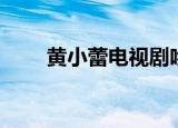 黄小蕾电视剧吻戏（黄小蕾电视剧）