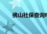 佛山社保查询电话（佛山社保查询）