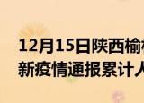 12月15日陕西榆林目前疫情是怎样及榆林最新疫情通报累计人数