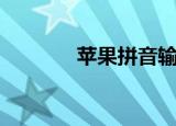 苹果拼音输入法（苹果拼音）