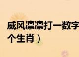 威风凛凛打一数字指什么生肖（威风凛凛打一个生肖）