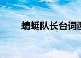 蜻蜓队长台词配音（蜻蜓队长台词）