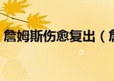 詹姆斯伤愈复出（詹姆斯重伤将无限期休战）