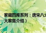 家藏四库系列：唐宋八大家集（关于家藏四库系列：唐宋八大家集介绍）