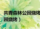 共青森林公园烧烤区靠近哪个门（共青森林公园烧烤）