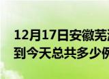 12月17日安徽芜湖疫情情况数据及芜湖疫情到今天总共多少例