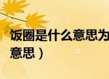 饭圈是什么意思为什么有人讨厌（饭圈是什么意思）