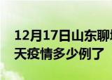 12月17日山东聊城疫情新增病例数及聊城今天疫情多少例了