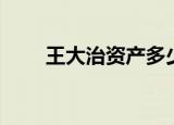 王大治资产多少亿（王大治激吻门）