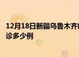 12月18日新疆乌鲁木齐疫情最新动态及乌鲁木齐疫情最新确诊多少例