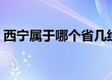 西宁属于哪个省几线城市（西宁属于哪个省）