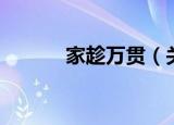 家趁万贯（关于家趁万贯介绍）