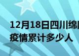12月18日四川绵阳累计疫情数据及绵阳新冠疫情累计多少人