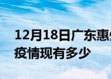 12月18日广东惠州疫情近期公布数据及惠州疫情现有多少