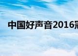 中国好声音2016冠军（中国好声音2016）