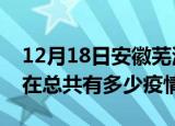 12月18日安徽芜湖疫情新增确诊数及芜湖现在总共有多少疫情