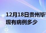 12月18日贵州毕节疫情情况数据及毕节疫情现有病例多少