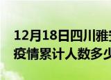 12月18日四川雅安疫情情况数据及雅安新冠疫情累计人数多少