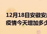 12月18日安徽安庆疫情最新状况今天及安庆疫情今天增加多少例