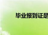 毕业报到证是什么（毕业报到证）