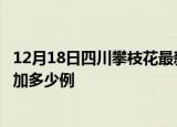 12月18日四川攀枝花最新疫情情况数量及攀枝花疫情今天增加多少例