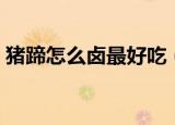 猪蹄怎么卤最好吃（猪蹄怎么卤最好吃步骤）