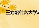 王力宏什么大学毕业（王力宏什么星座）