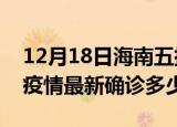 12月18日海南五指山疫情最新动态及五指山疫情最新确诊多少例