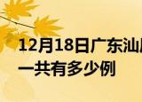 12月18日广东汕尾疫情最新情况及汕尾疫情一共有多少例