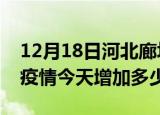 12月18日河北廊坊疫情最新状况今天及廊坊疫情今天增加多少例