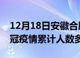12月18日安徽合肥疫情新增多少例及合肥新冠疫情累计人数多少