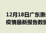 12月18日广东惠州最新疫情确诊人数及惠州疫情最新报告数据