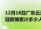 12月18日广东云浮情最新确诊消息及云浮新冠疫情累计多少人