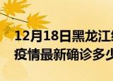 12月18日黑龙江绥化疫情今天多少例及绥化疫情最新确诊多少例
