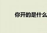 你开的是什么星座的车心里有鬼？
