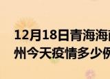12月18日青海海南州疫情新增病例数及海南州今天疫情多少例了