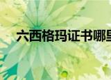 六西格玛证书哪里考取（六西格玛证书）