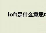 loft是什么意思中文（loft是什么意思）