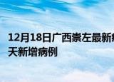 12月18日广西崇左最新疫情情况数量及崇左疫情最新消息今天新增病例