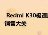  Redmi K30极速版在11分钟内突破10000个销售大关