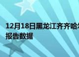 12月18日黑龙江齐齐哈尔最新发布疫情及齐齐哈尔疫情最新报告数据