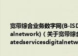 宽带综合业务数字网(B-ISDN)(broadbandintegratedservicesdigitalnetwork)（关于宽带综合业务数字网(B-ISDN)(broadbandintegratedservicesdigitalnetwork)介绍）