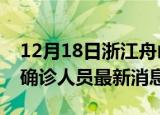 12月18日浙江舟山疫情动态实时及舟山疫情确诊人员最新消息