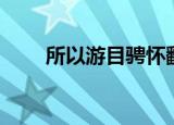 所以游目骋怀翻译（所以游目骋怀）