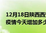 12月18日陕西西安疫情最新消息数据及西安疫情今天增加多少例
