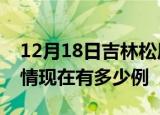 12月18日吉林松原疫情新增多少例及松原疫情现在有多少例
