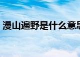 漫山遍野是什么意思（漫山遍野是什么生肖）