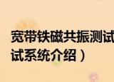 宽带铁磁共振测试系统（关于宽带铁磁共振测试系统介绍）
