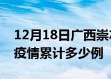 12月18日广西崇左疫情情况数据及崇左这次疫情累计多少例